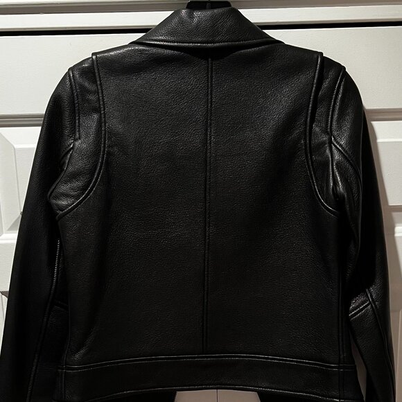 Ena Pelly NWT Leather Biker Motorcycle Jacket - Picture 6 of 6